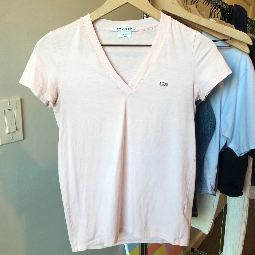 Light pink Lacoste top